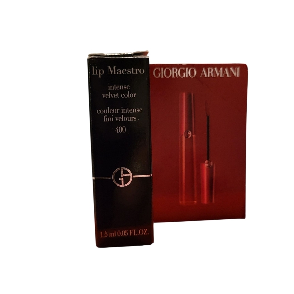 Giorgio Armani Lip Maestro Intense Velvet Color: Red (400), 1.5ml (.05oz), NIB